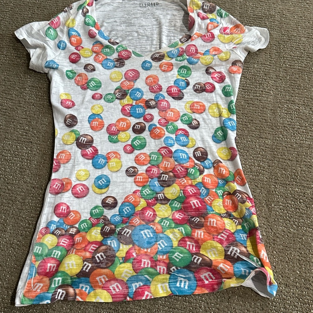 M&M'S Logo Gray T-Shirt